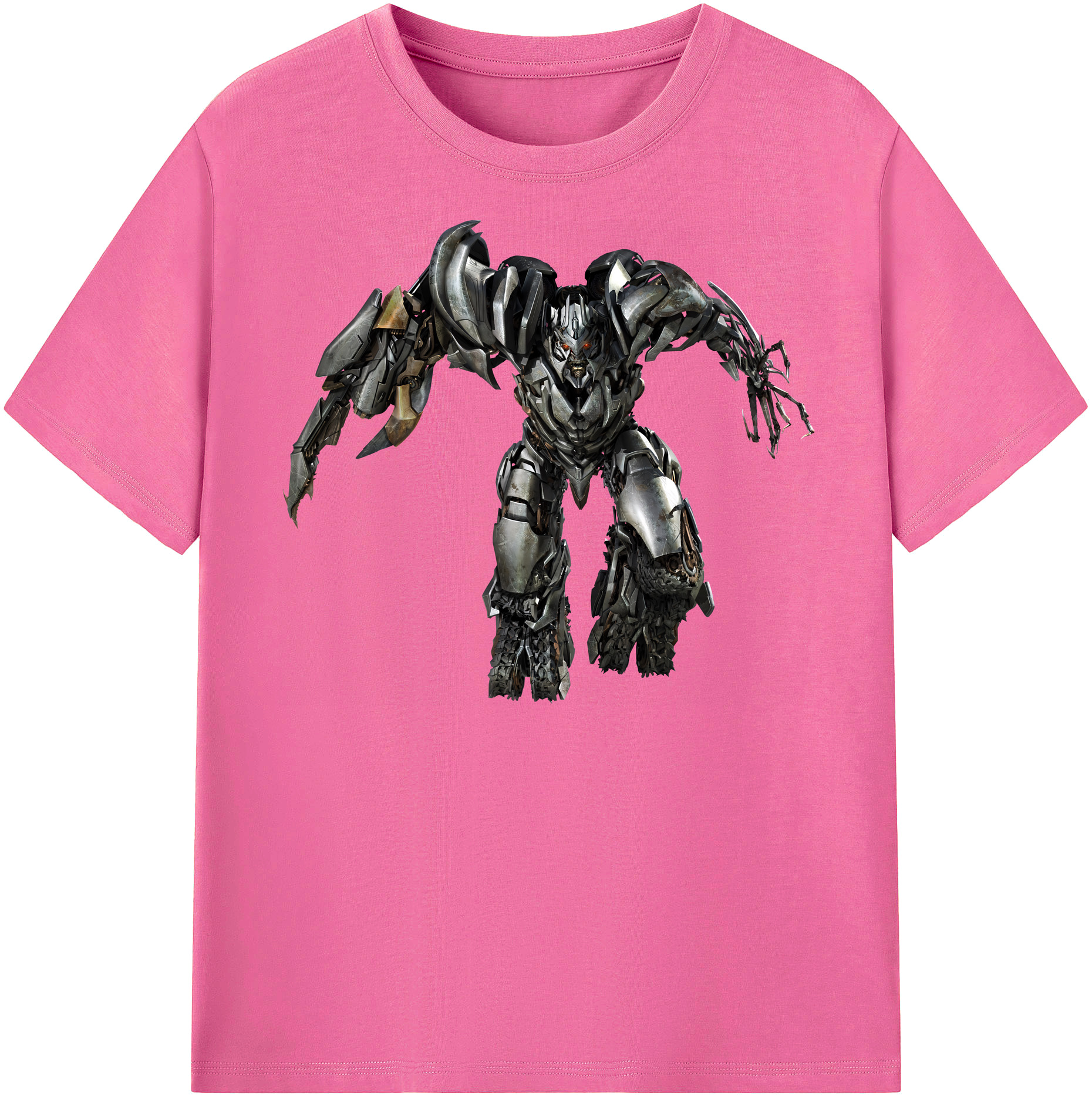 （画像用） Transformers トランスフォーマー レディースカジュアルプリントTシャツ（綿100％）